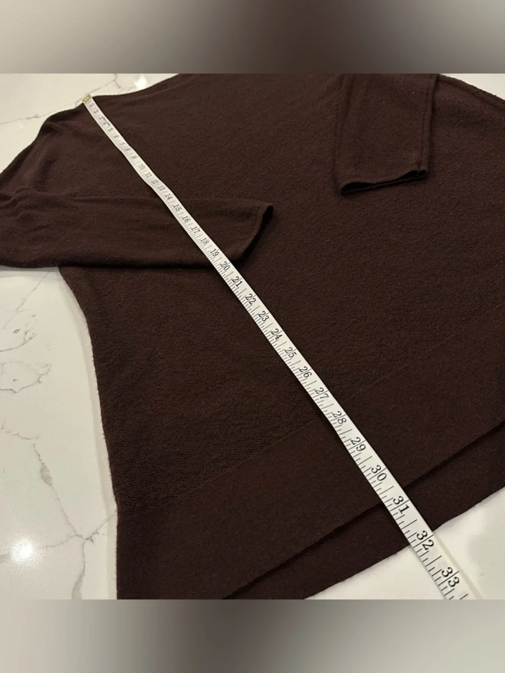 J. Jill Washable Merino Wool Brown Berry Sweater Womens M Lightweight Cozy Knit